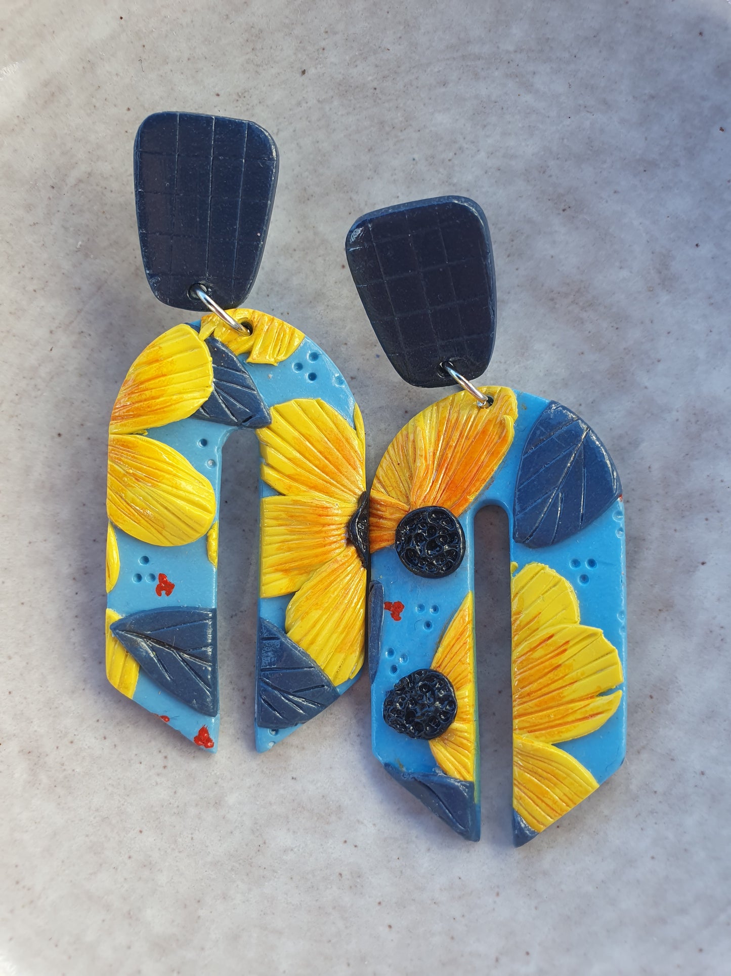 Blue Yellow Daisy #2