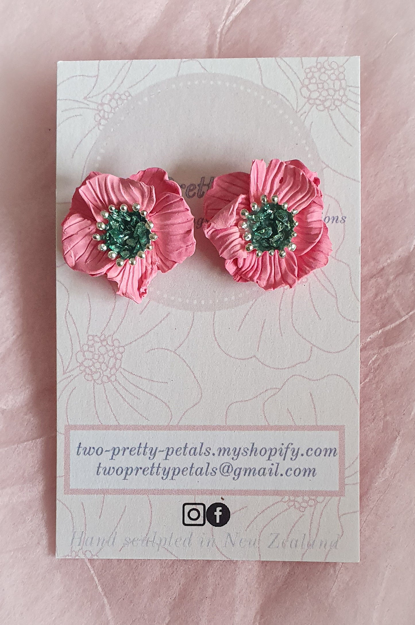 Pink paper flower II